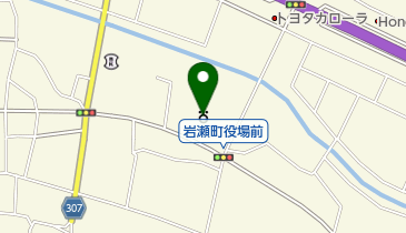 桜川市役所岩瀬庁舎の地図画像