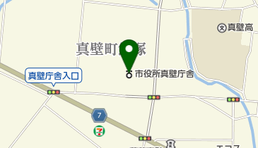 桜川市役所真壁庁舎の地図画像