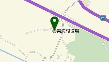 美浦村役場の地図画像