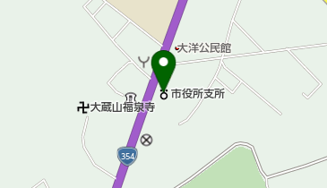 鉾田市役所大洋総合支所の地図画像