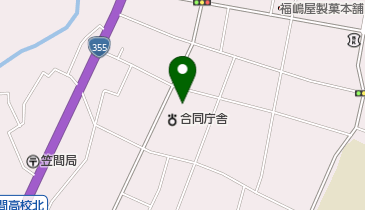 笠間市役所笠間支所の地図画像