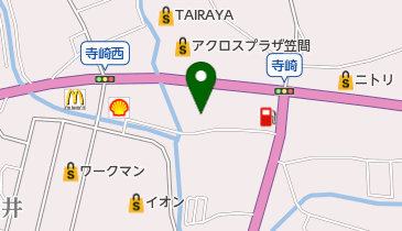 笠間警察署の地図画像