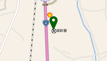 高萩警察署の地図画像