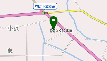 つくば北警察センターの地図画像