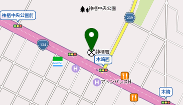 神栖警察署の地図画像