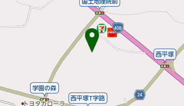 つくば警察署の地図画像