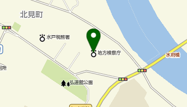 水戸地方法務局の地図画像