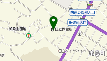 日立保健所の地図画像