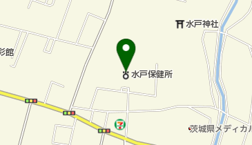 中央保健所の地図画像