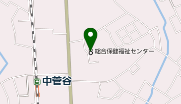 那珂市総合保健福祉センターの地図画像