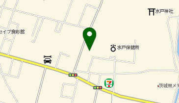 水戸市保健所の地図画像