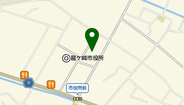 龍ケ崎市役所保健福祉棟の地図画像