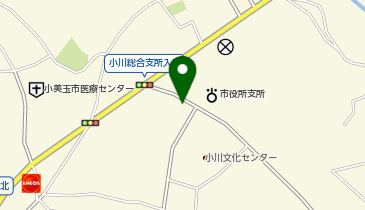 小美玉市消防本部小川消防署の地図画像