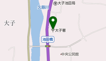 大子町消防本部消防署の地図画像