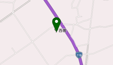 那珂市西消防署の地図画像