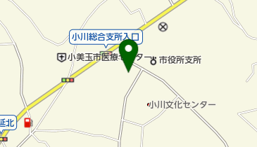 小美玉市小川消防署の地図画像