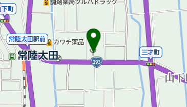 常陸太田市南消防署の地図画像