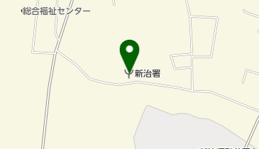 土浦市消防本部新治消防署の地図画像