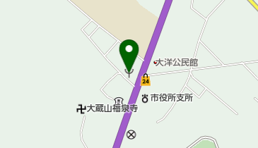 鉾田消防署大洋出張所の地図画像