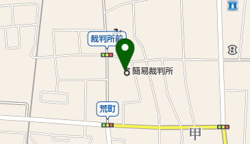 下館簡易裁判所の地図画像