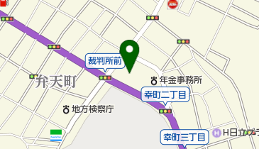 日立簡易裁判所の地図画像