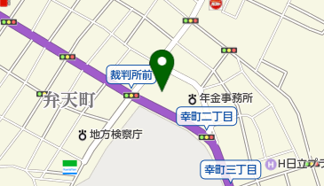 水戸家庭裁判所日立支部の地図画像