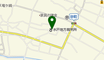 水戸家庭裁判所龍ケ崎支部の地図画像