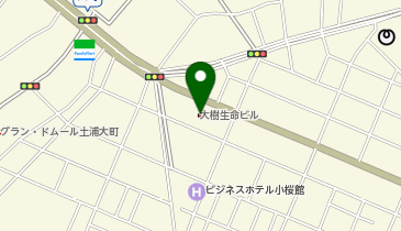 かんぽ生命保険土浦支店の地図画像