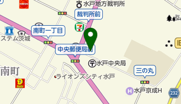 常陽藝文センターの地図画像