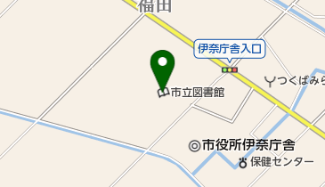 つくばみらい市立図書館の地図画像