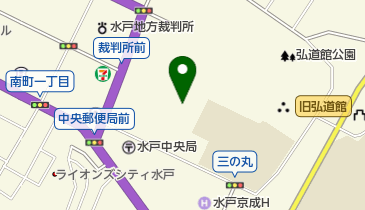 茨城県立図書館の地図画像