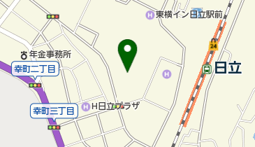 日立市立記念図書館の地図画像