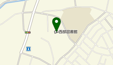 水戸市立西部図書館の地図画像