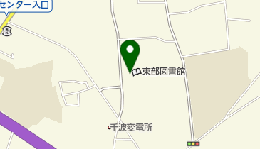 水戸市立東部図書館の地図画像