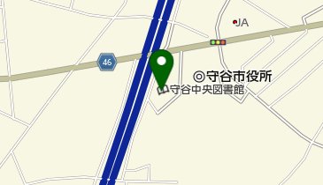 守谷中央図書館の地図画像