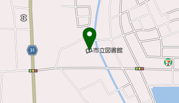 那珂市立図書館の地図画像