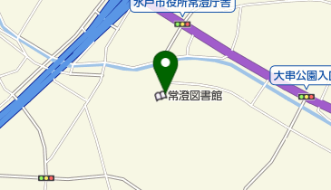 水戸市立常澄図書館の地図画像
