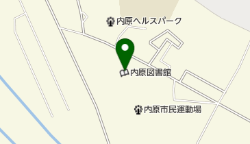 水戸市立内原図書館の地図画像