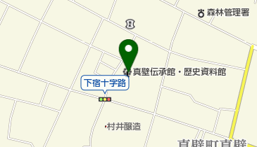 桜川市立真壁図書館の地図画像