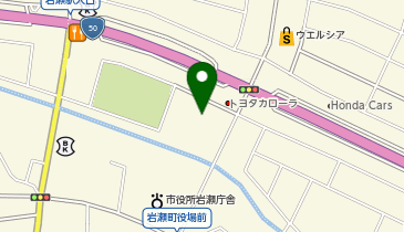 桜川市立図書館の地図画像