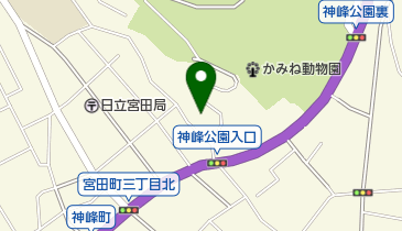 日立市郷土博物館の地図画像