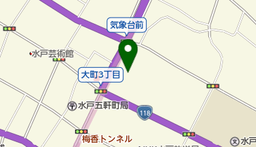 水戸市立博物館の地図画像