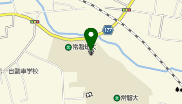 常磐大学博物館学博物館の地図画像