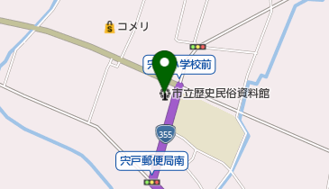 笠間市立歴史民俗資料館の地図画像