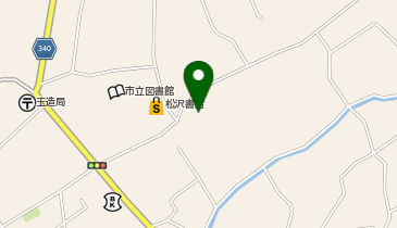 行方大場家歴史資料館の地図画像