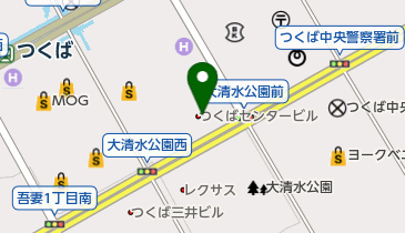 つくば市立ノバホールの地図画像