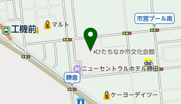 ひたちなか市文化会館の地図画像