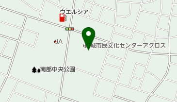 結城市民文化センター・アクロスの地図画像