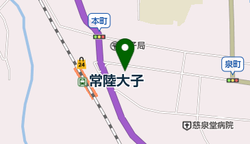 大子町文化福祉会館の地図画像