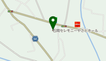 石岡セレモニーやさとホールの地図画像